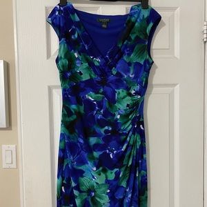 Ralph Lauren floral wrap style dress